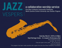 Jazz Vespers at Hayti Heritage Center