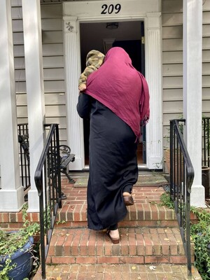 Image: Afghan woman with baby