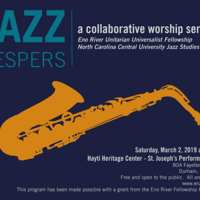 Jazz Vespers at Hayti Heritage Center! 